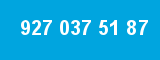 927 037 51 87 927 037 51 87